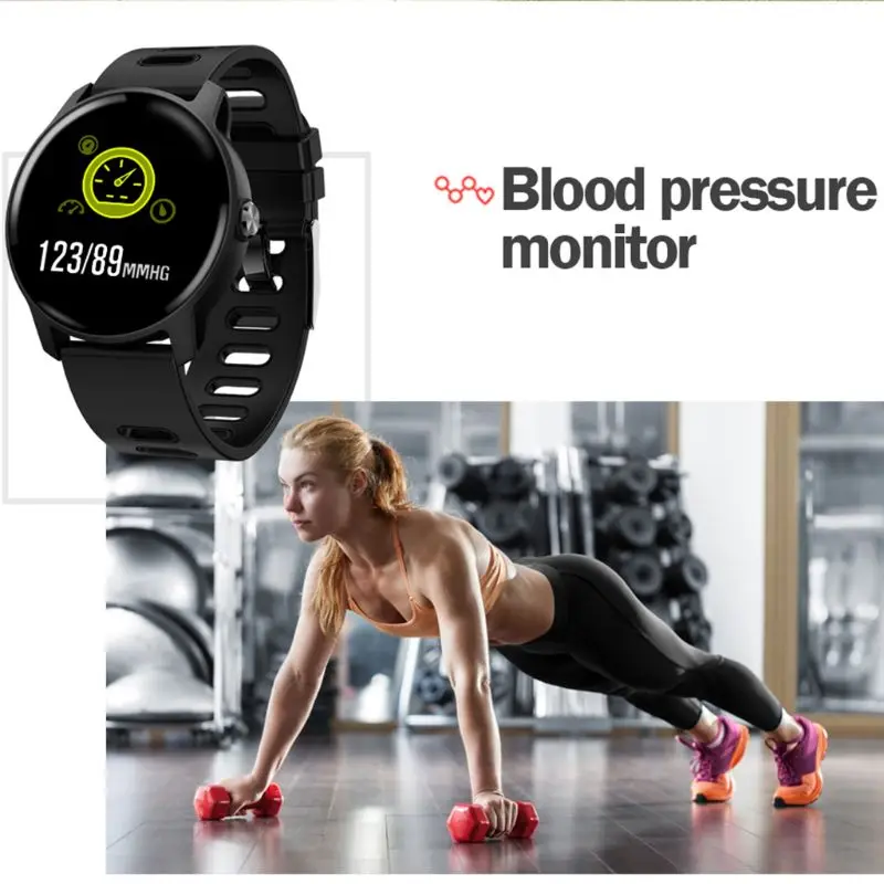 

S08 Sport Pedometer Smartwatch IP68 Waterproof Fitness Tracker Heart Rate Blood Pressure Monitor Men Women Clock Smart Bracelet