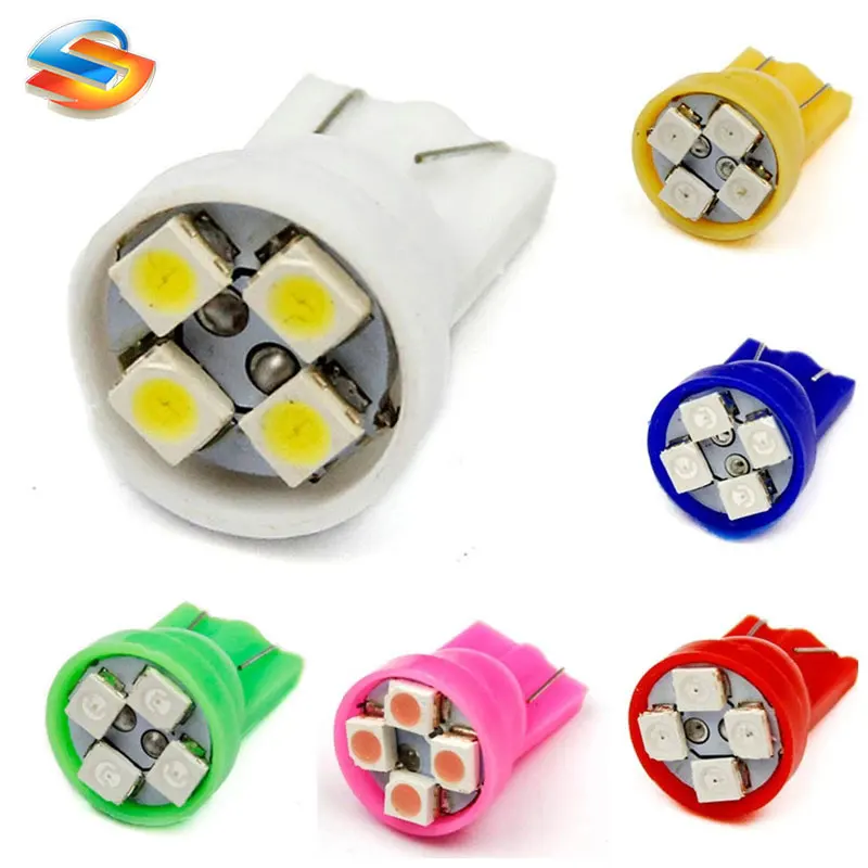 Оптовая продажа 2000 шт. светодисветодиодный T10 194 168 4 SMD светодиосветодиодный