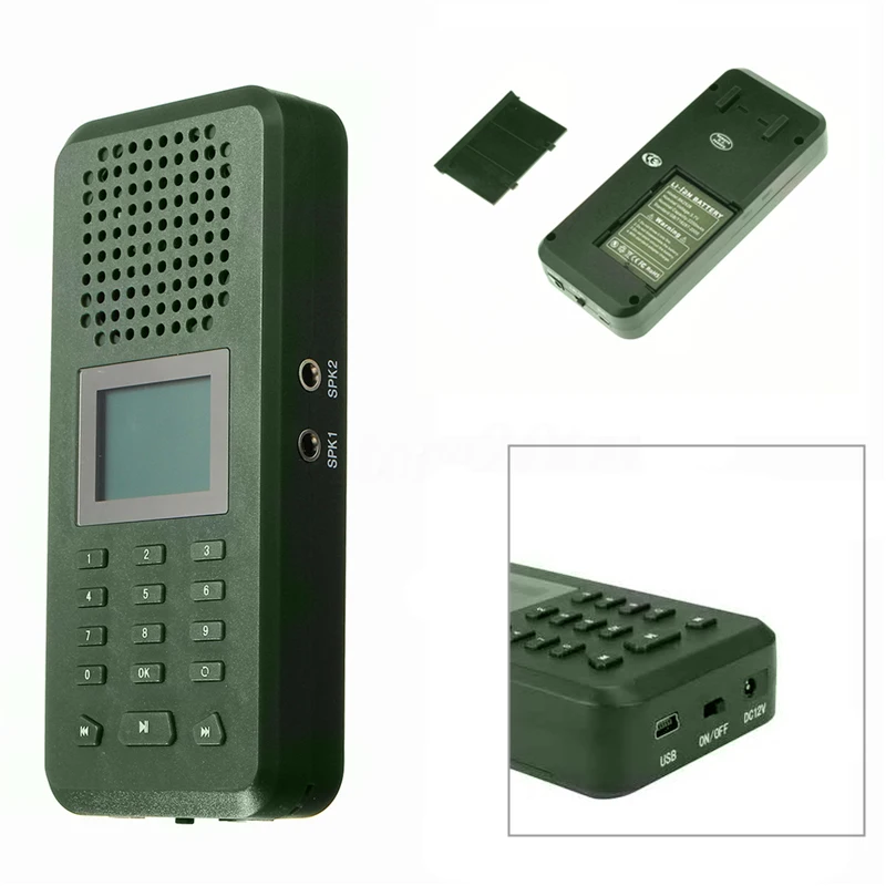 20 Вт 126дб птица абонент декорации Mp3 плеер громкий динамик ЕС вилка|MP3-плееры| |