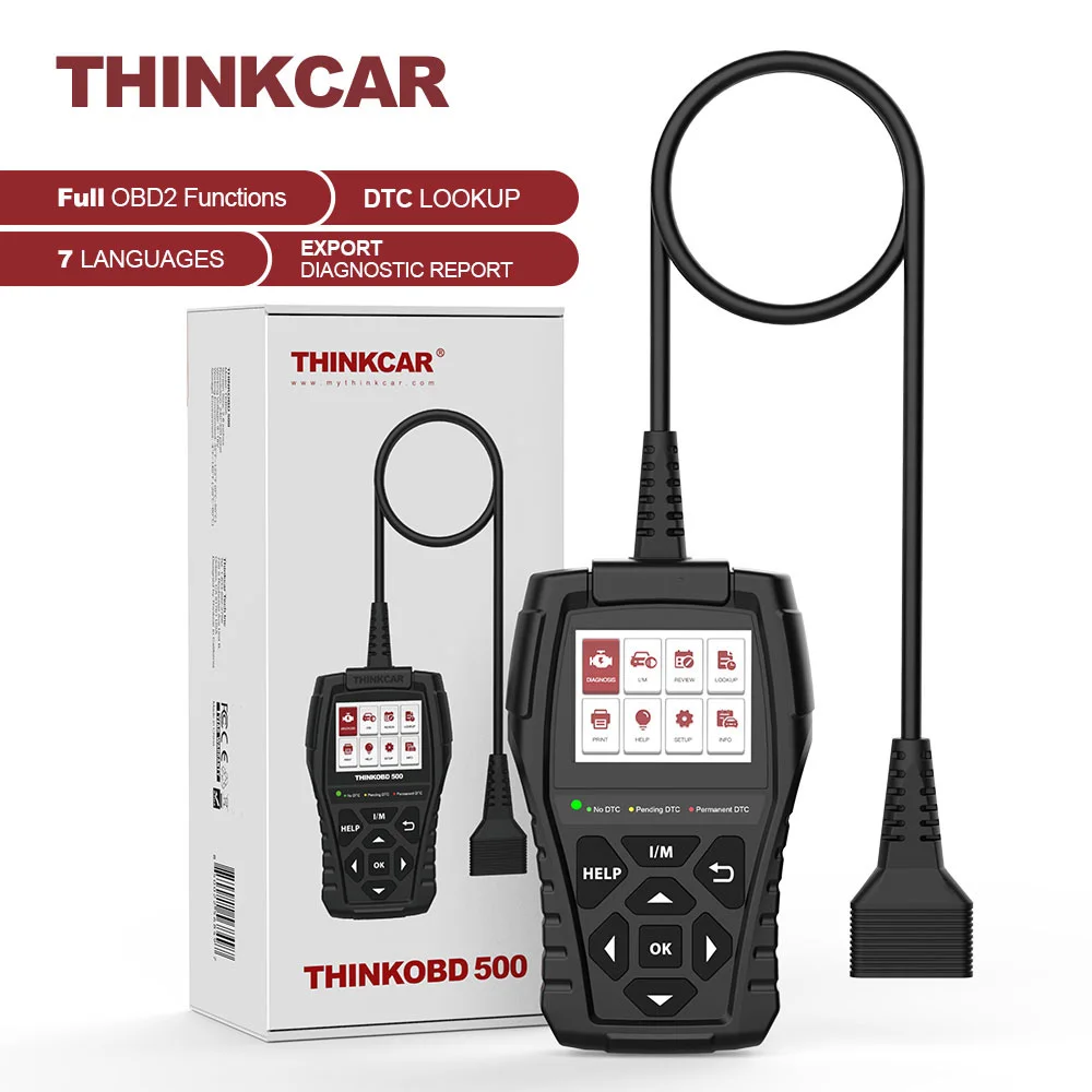 

THINKCAR THINKOBD 500 Automotive OBD2 Scanner On-Board Diagnostic Tool Code Reader for Mechanics Car Check Engine Lifetime Free
