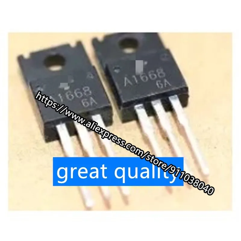 

10cps A1668 2SA1668 TO-220F GREAT QUALITY