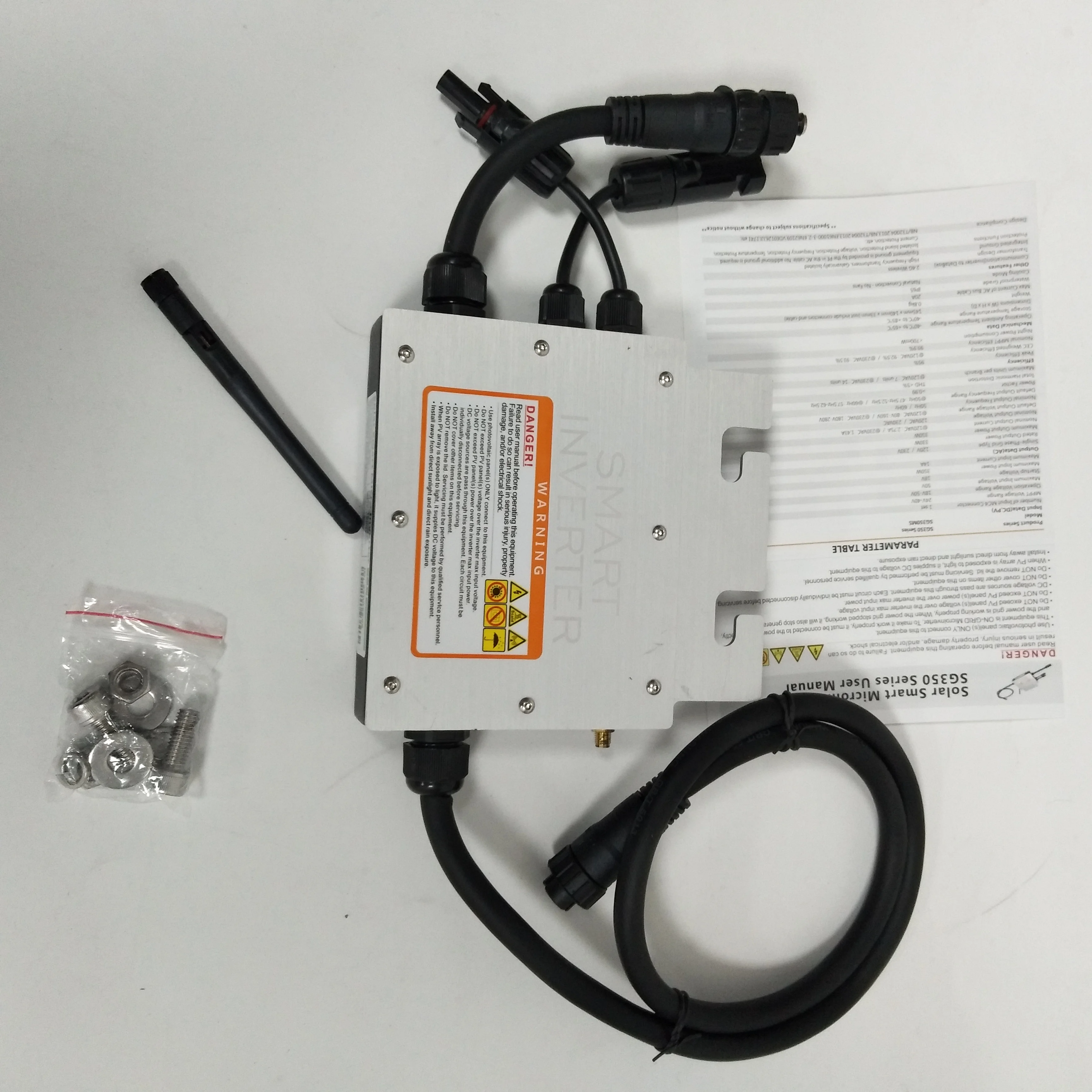 Водонепроницаемый микроинвертор с солнечной сеткой 200 Вт 250 300 350 на сетчатом