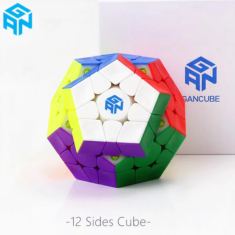 

GAN 3X3x3 Magnetic Megaminxeds Cube GAN Magnets 3x3 Megaminxeds Magic Cube Gans 12 Sided Speed Puzzle Cubes
