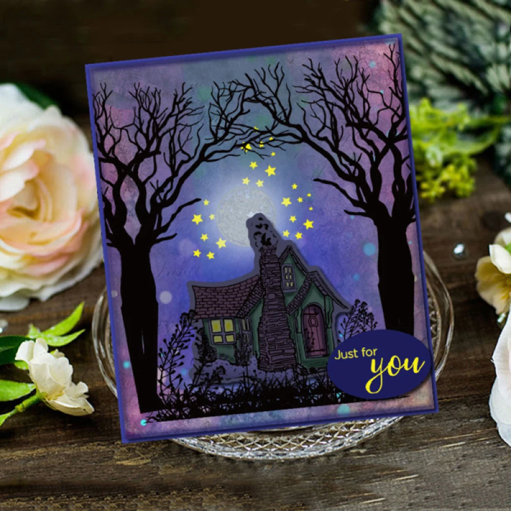 

Fairy Owl Bunny Butterfly House Transparent Silicone Clear Rubber Stamp Sheet Scrapbooking DIY Photo Album Paper Card Decor