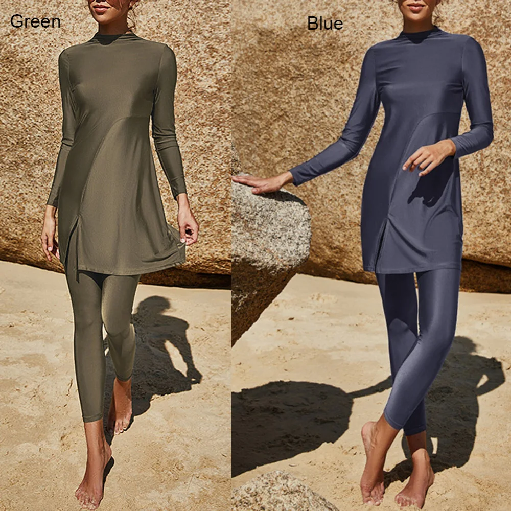 2 шт. женский купальник с длинным рукавом в арабском турецком Пакистанском Стиле -