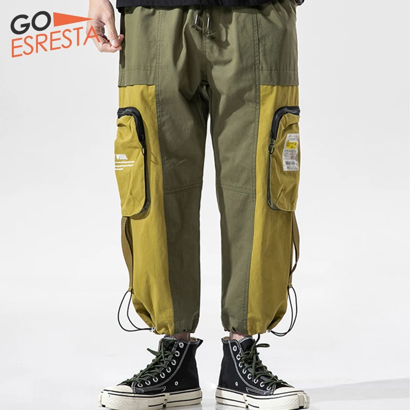 Мужские брюки-карго Goesresta повседневные свободные брюки-Шаровары свободного