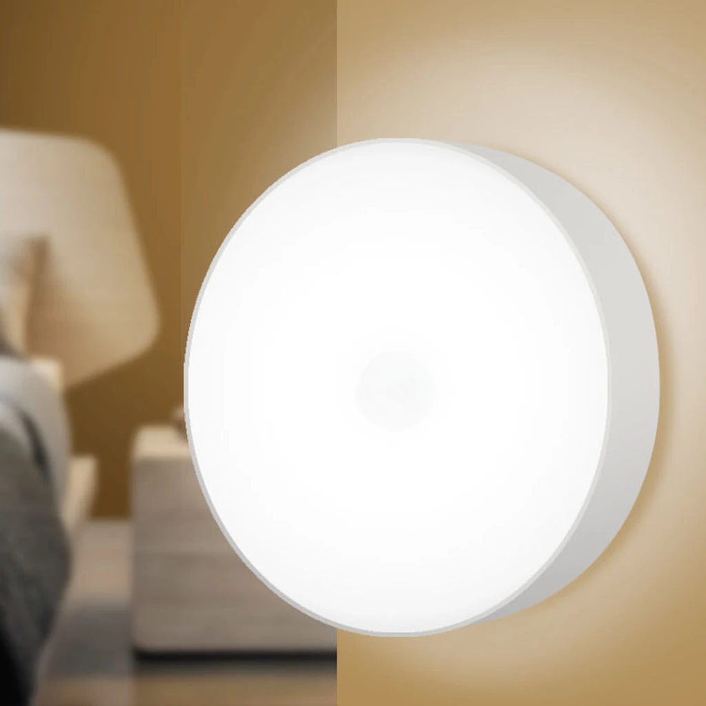 

LED Wall Lamp Motion Sensor Night Light USB Recharge Energy-Save Intelligent Body Induction Washroom Bedroom Kitchen Nightlights