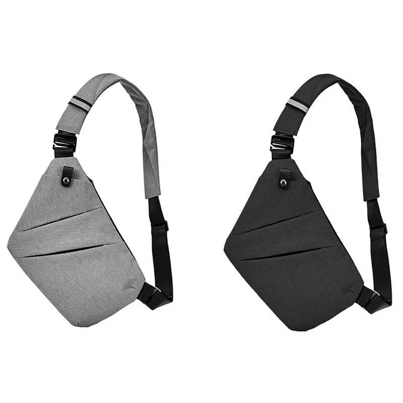 

Модная Сумка-слинг, Повседневная холщовая нагрудная сумка, сумки через плечо с защитой от кражи, сумки через плечо унисекс, сумка через плеч...