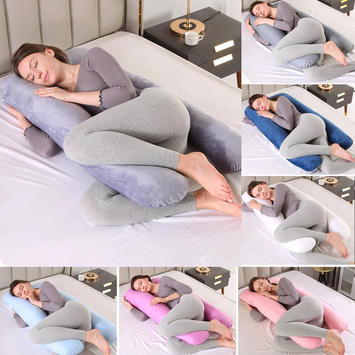 

U-shaped Pregnancy Pillows Comfortable Maternity Belt Body Pregnancy Pillow Women Pregnant Side Sleepers Cushion for Bed