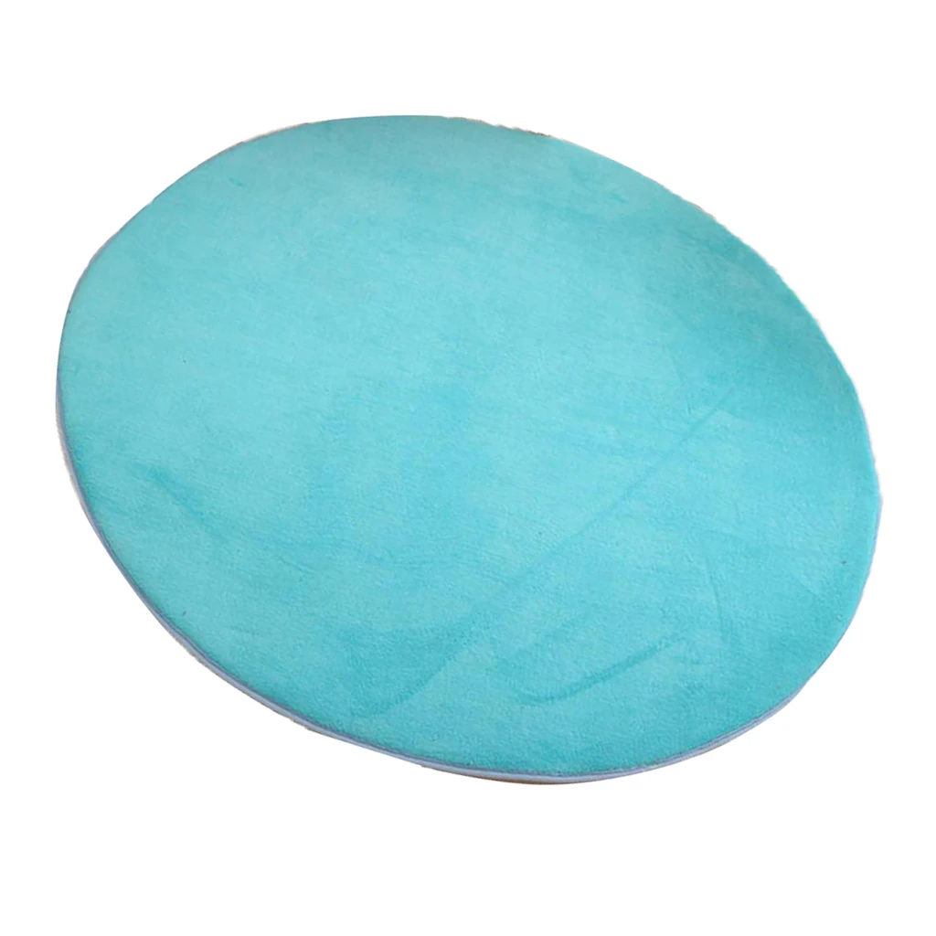 

Round Rug Pad Mat ​for Kids Playhouse Play Tent Cushion Floor Mat, Children Room Home Decor(Blue, 1M)