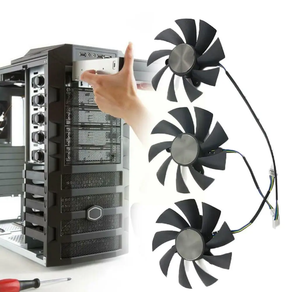 

GA92S2U DC12V 0.46A For ZOTAC GTX1080Ti AMP EXTREME Core fan GTX Edition card Heat 1080 Ti cooling Graphics sink K5W4