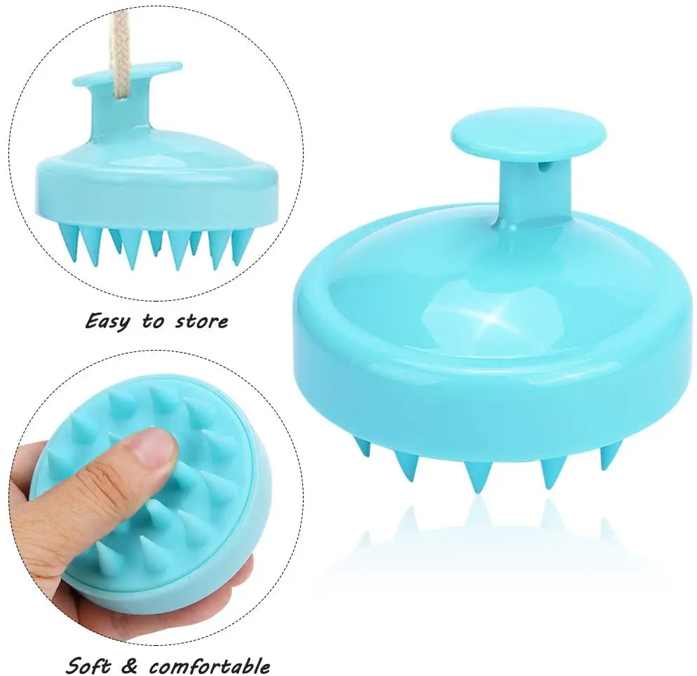 Щетка для массажа головы и шампуня щетка ухода за кожей с мягкой силиконовой