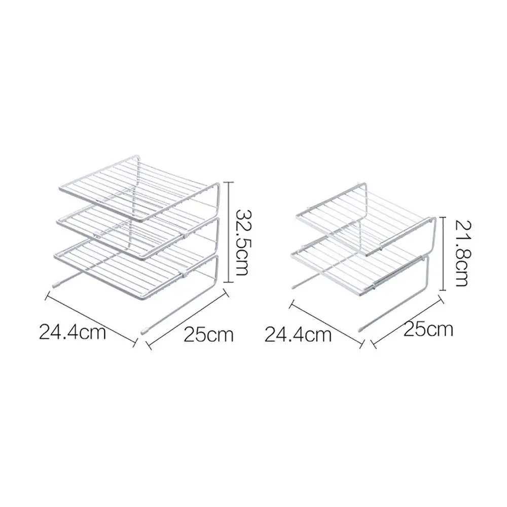 

Multi Layers Kitchen Pot Rack Countertop Layered Storage Rack Kitchen Spice Holder Iron Cabinet Drain Shelf