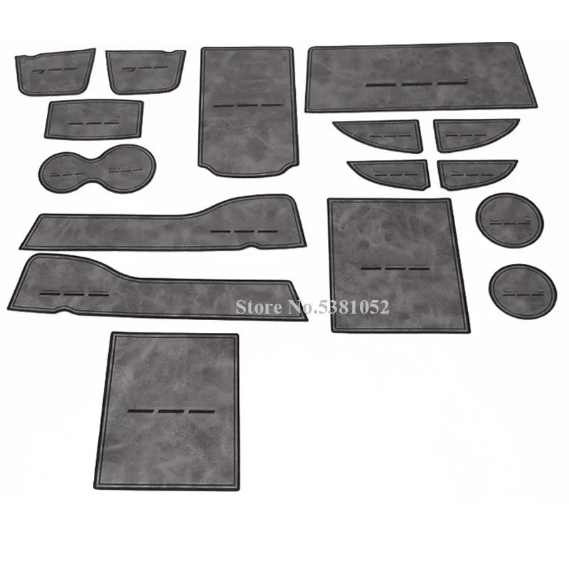 

Car Central Control Storage Box Anti-Skid Pad for Honda Civic 11th Gen 2022 Accessories Armrest Box Decoration Sticker