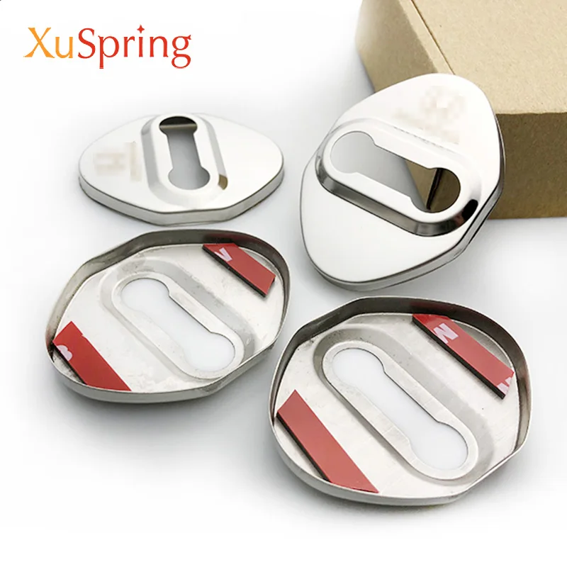

Free Shipping For Honda Accord Civic Odyssey Fit Saloon CR-V Vezel Door Lock Cover Caps Protective Case Car Styling Accessories