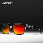 KDEAM абсолютно новые квадратные поляризованные солнцезащитные очки с 3D логотипом, солнцезащитные очки для вождения, настоящая линза с покрытием KD332