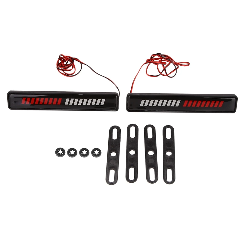 

Пара светодиодных передних сигнальных фар, передняя решетка радиатора, передний бампер, решетчатсветильник фары, лампы для BMW, Ford, аксессуар...