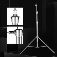 stainless steel light stand 210 400cm foldable heavy duty support stand for studio softbox monolight photographic equipment