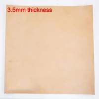 3 5mm thick vegetable tanned cowhide leather material diy hand leathercraft first layer full grain leather piece