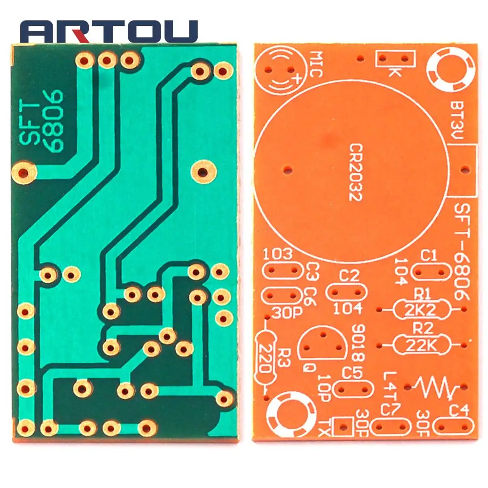 Простой комплект для электронных тренировок запчасти микрофона FM передатчик