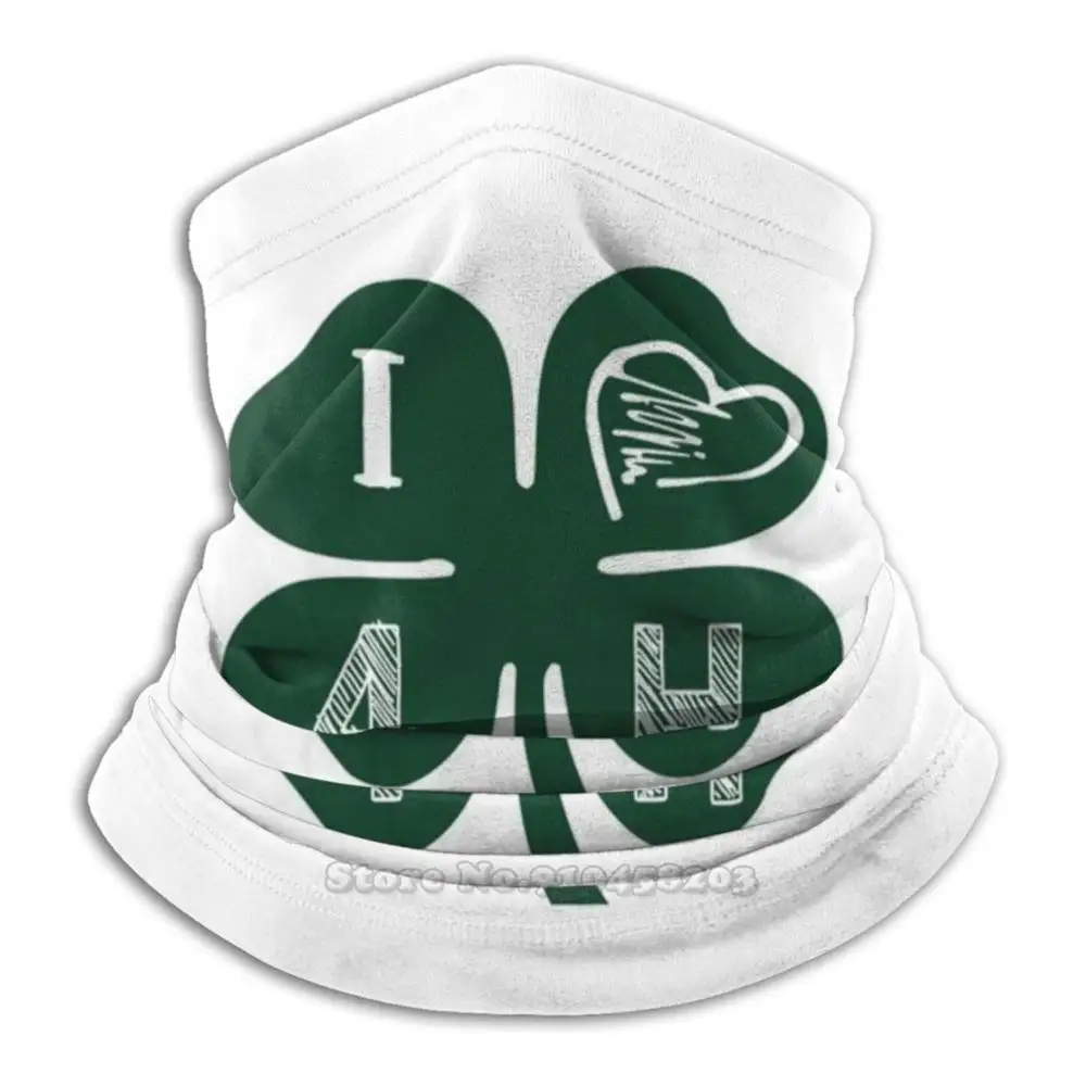 

Осмысленный подарок 4 H-I Love 4 - H шарф бандана повязка на шею теплая повязка на голову велосипедная маска I Love Clover типография зеленый осмысленн...