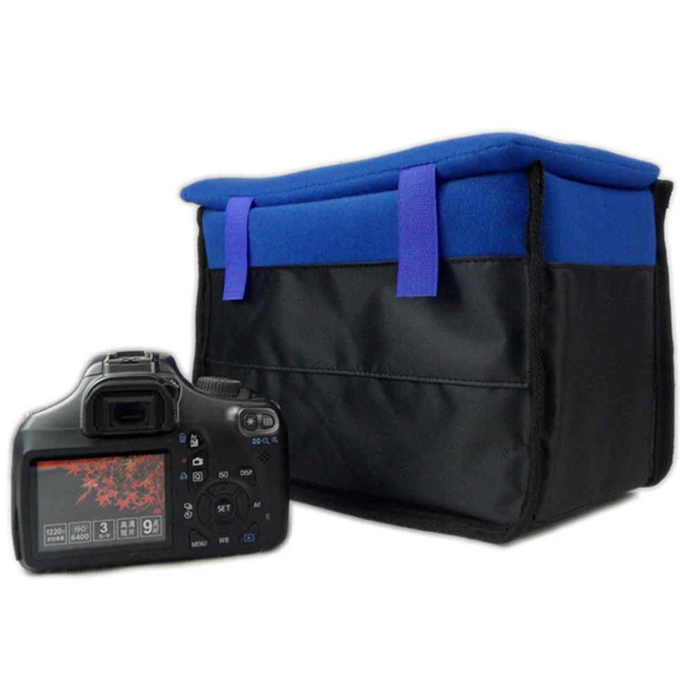 Abrasion Resistant Folding Wear Soft Camera Bag For DSLR Anti-shock Moisture Proof Large Capacity Thicken Organizer | Электроника