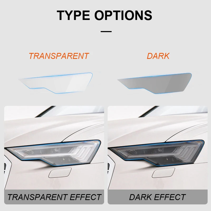 Custom fit Pre cut Headlight film Vinyl Tint car light decoration sticker for Lincoln MKZ MKC MKX Nautilus Navigator Continental |