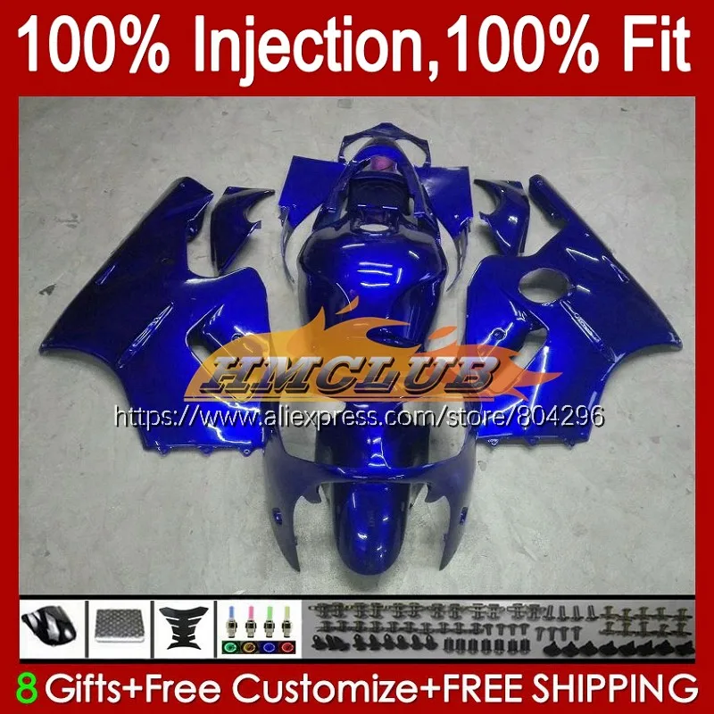 

Инъекция для KAWASAKI NINJA ZX-12R ZX 1200 12R 1200CC 2000 2001 89No.56 ZX 12 R ZX1200 C ZX12R 00 01 OEM глянцевый синий обтекатель