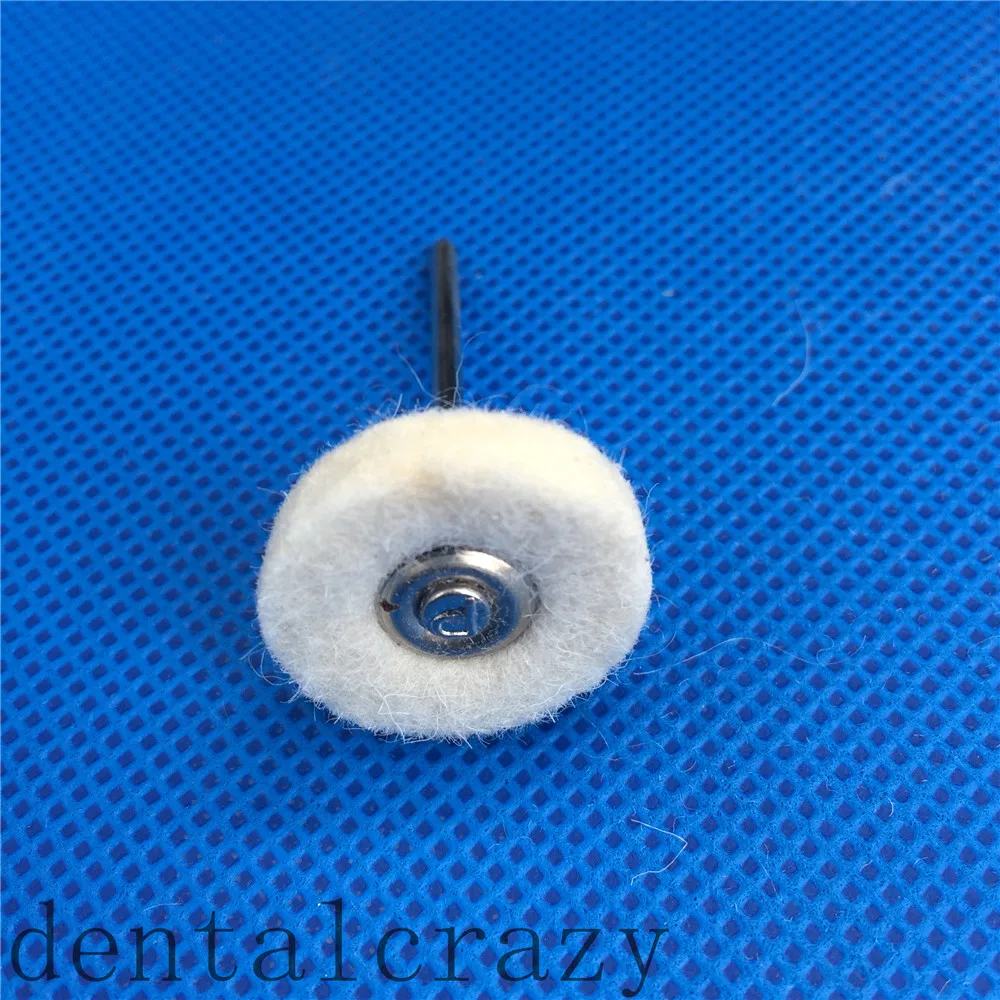 30 шт./пакет зубная лаборатория полировка шерсти колеса щетки боры для