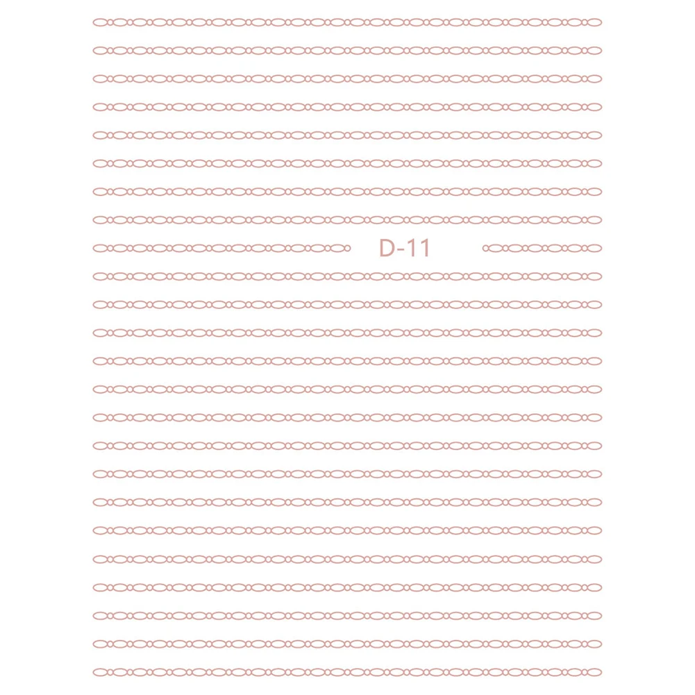 Золотая 3D наклейка для ногтей 1 шт. изогнутая полоса линия s клейкая полоска