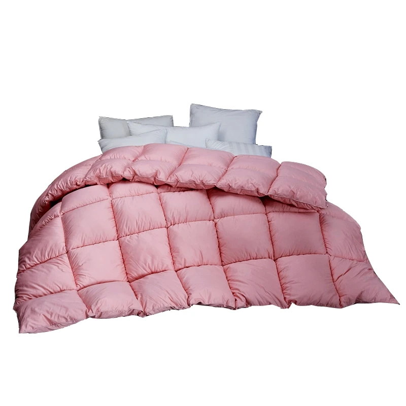 

SF Very Warm Winter Blanket Comforter Filler King Queen Twin Size Down Quilt Duvet Pure Color Winter Quilt Duvet 1.5~3kg Weigte