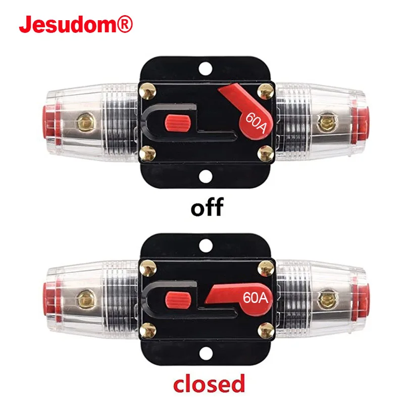 Прерыватель цепи автомобильного усилителя звука 12 В 24 постоянного тока 20 А 30 40 50 60