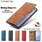 Роскошный кожаный чехол для Xiaomi Redmi 9A 9C 9T 9 Power Note 9S 9T Pro Max, откидной Чехол-бумажник с магнитной подставкой для карт, чехлы для телефонов