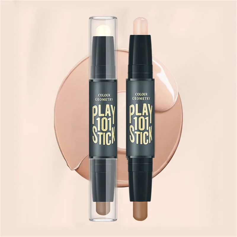 Двухсторонняя осветляющая консилер-ручка для глаз или лица полностью