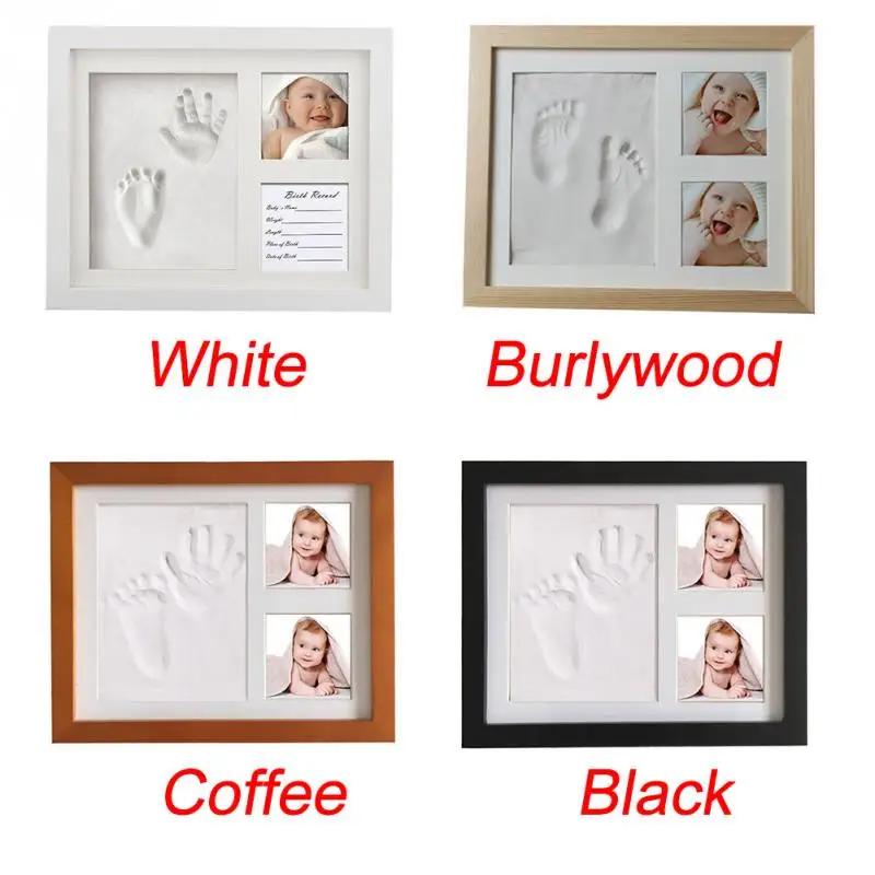 Детские сувениры фоторамка комплект новорожденный отпечаток руки ребенка и