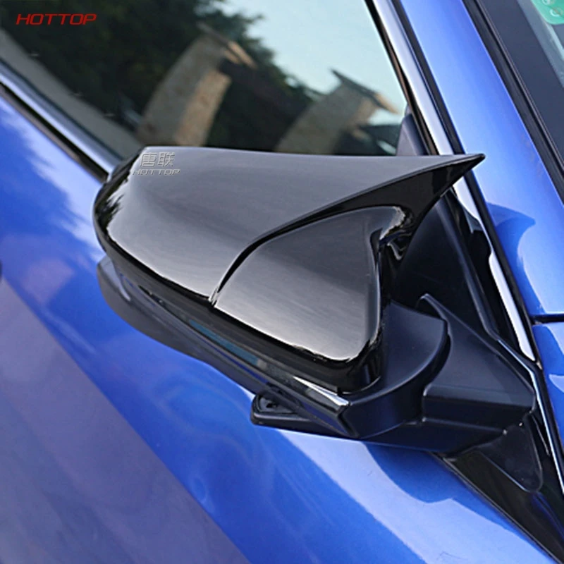 Глянцевые черные крышки для зеркала из АБС-пластика боковые крылья задней двери