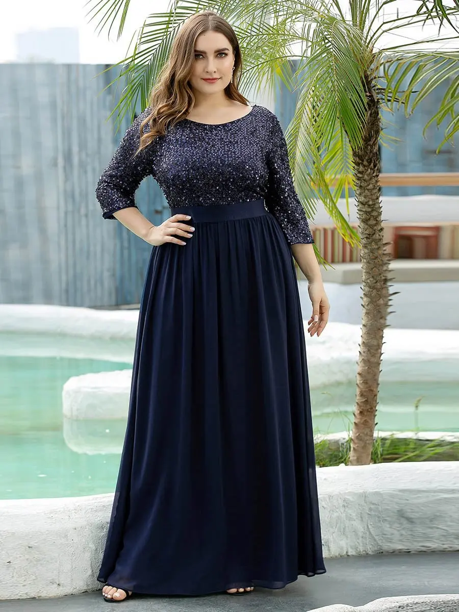 

Long Tulle & Sequin Wholesale Evening Dresses for Mother of the Bride