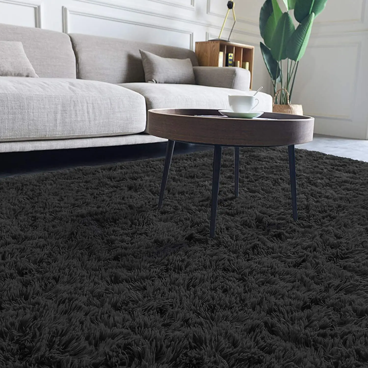 Современные пушистые коврики большой напольный ковер для домашнего декора