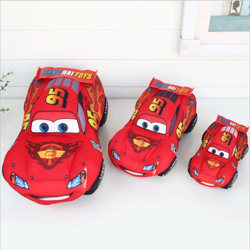 

Машинки Disney Pixar, детские игрушки, 17 см, 25 см, 35 см, плюшевые игрушки Маккуин, милые Мультяшные машинки, плюшевые игрушки, лучшие подарки для дет...