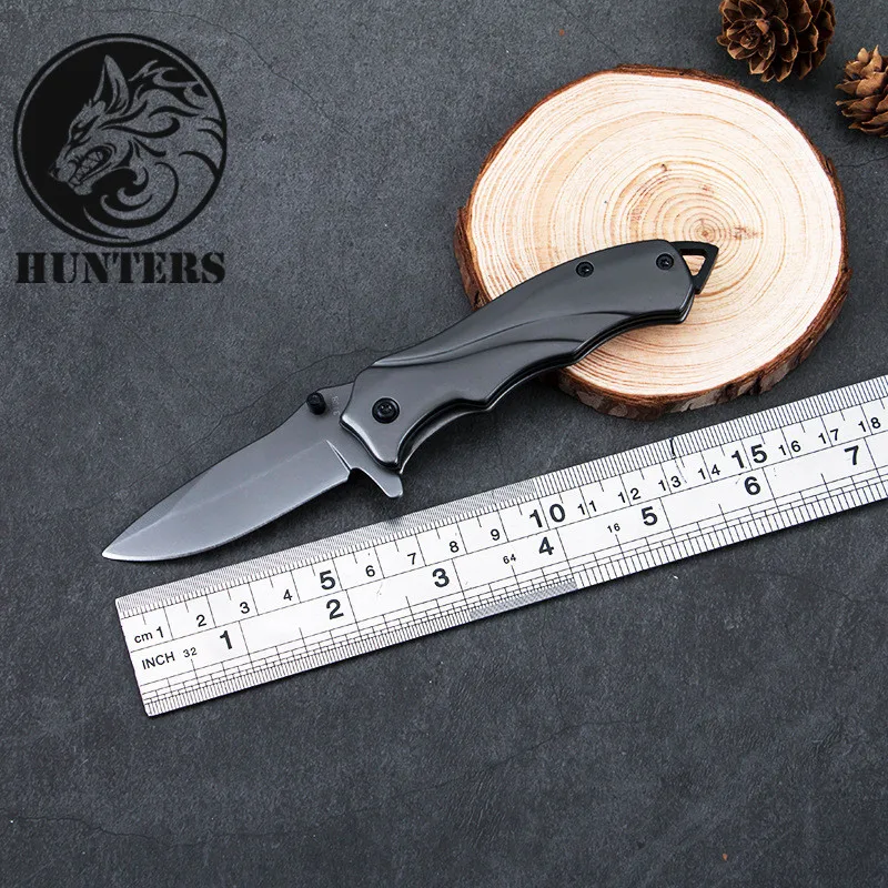 Тактический складной нож 55 HRC с лезвием из нержавеющей стали для кемпинга и