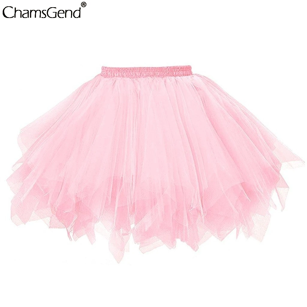 Короткая юбка из тюля Женская Высококачественная сетчатая в складку эластичные