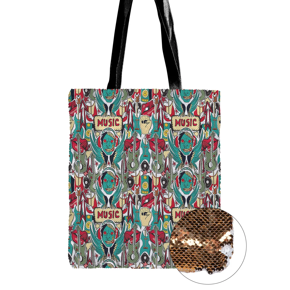 Индийская музыкальная Этническая сумка на плечо новая холщовая Двусторонняя