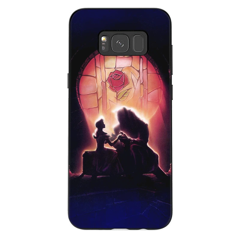 Чехол для телефона для samsung J6 A70 A60 A50 A40 A20 A30 A10 A7 A6 A5 A3 A8 A9 чехол Красавица и Чудовище оболочки