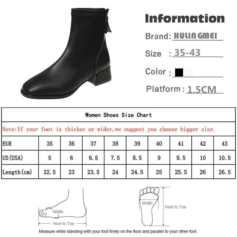 

Women Hot Premium Leather Boots Genuine Leather Platform Fetish Stripper Short Ankle Boots Prom Chunky Low 4cm Heels 34-43