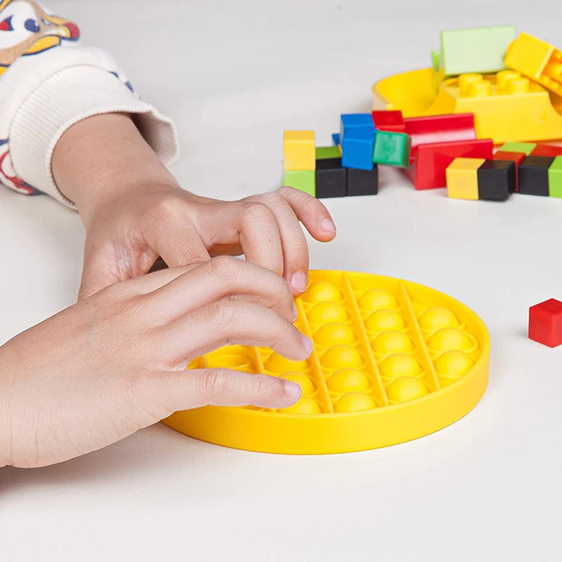 

New Pop It Adult Child Hand Push Bubble Fidget Sensory Toy Autism Needs Squishy Popit Reliver Stress Reliever Toys Anti Stress