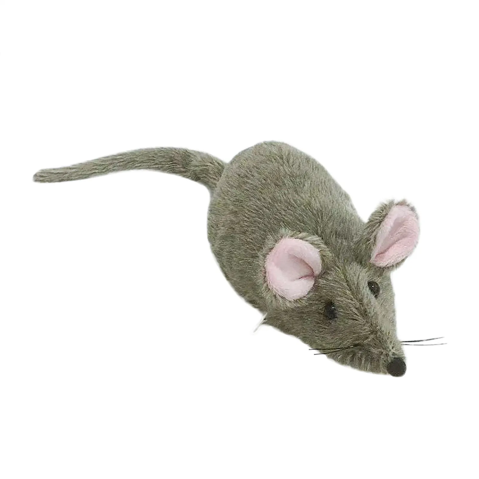 

Electric Simulation Plush Toy Mouse It Can Move Tail Will Move And Make A Sound Home Ornaments Kids Novelty Mischief Toy Gifts
