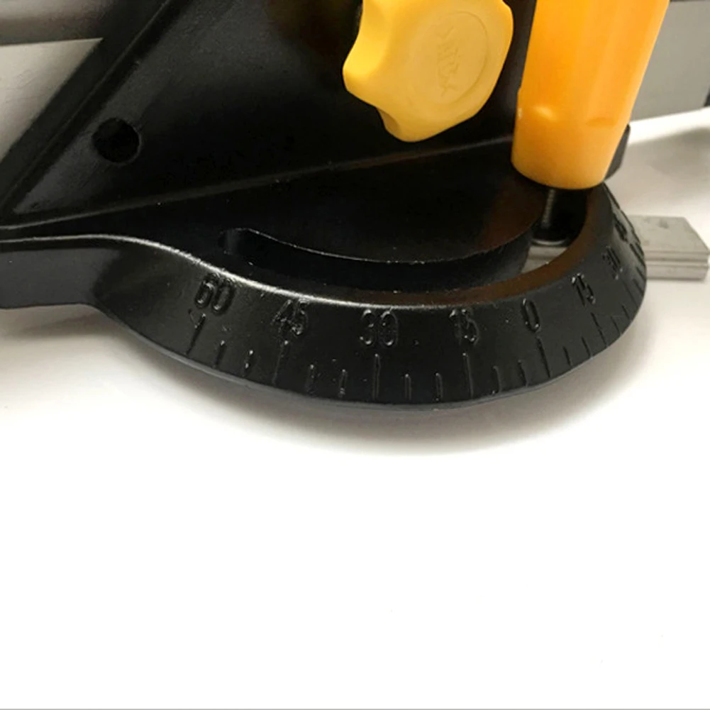 Деревянные стол станка угол линейки PusherAdjustable флип стоп Алюминий DIY Carpenter