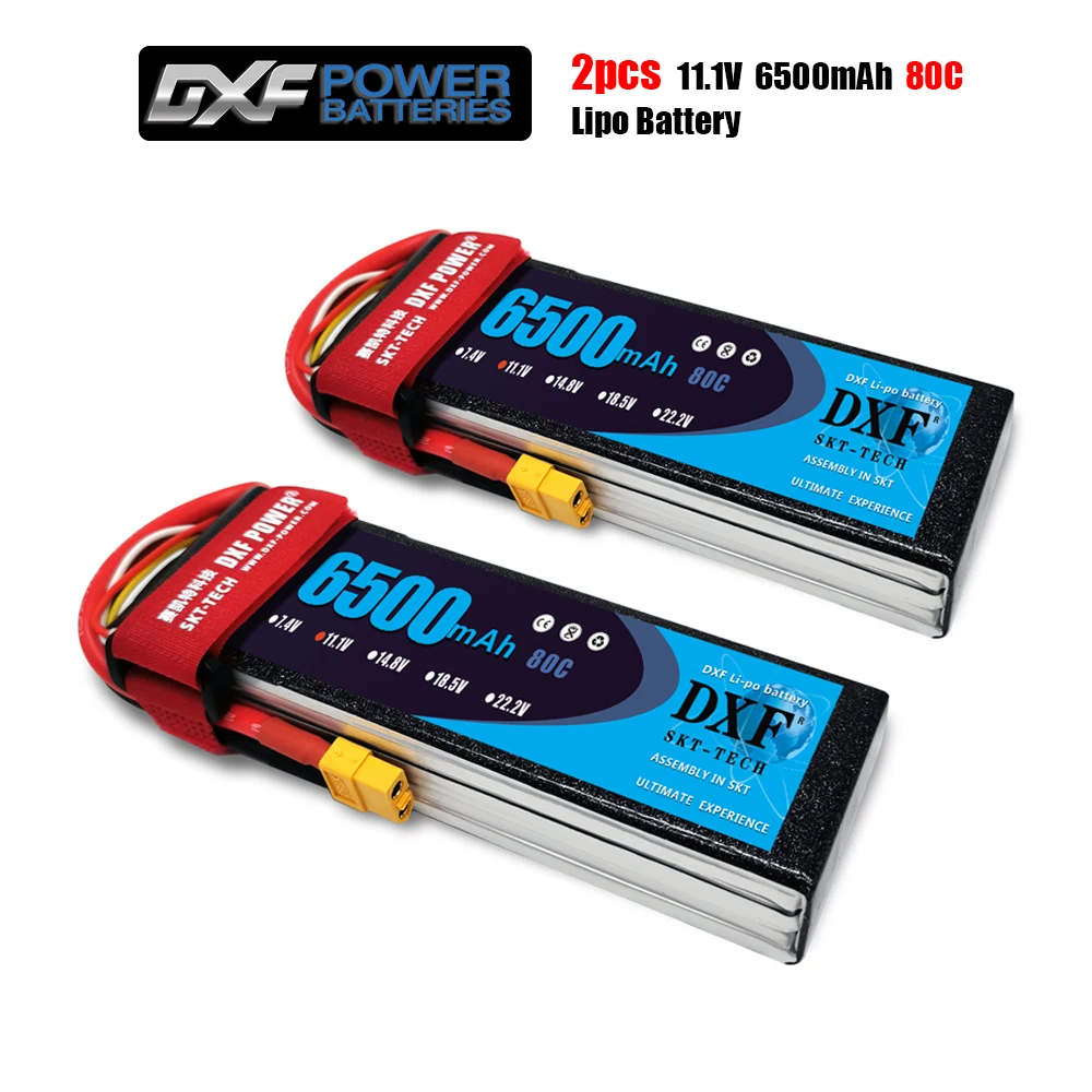 

DXF 3S 11,1 V 6500mah 80C-160C Lipo батарея 3S XT60 T Deans XT90 EC5 для FPV Дрон самолет автомобиль гоночный Грузовик Лодка RC части