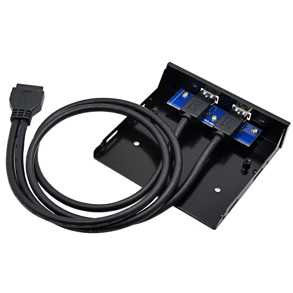 CHIPAL 20Pin 2 Порты USB 3 0 спереди Панель кронштейн USB3.0 концентратор 20 контактный