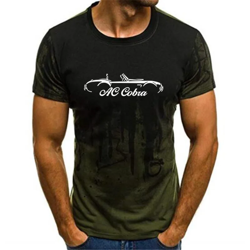 

Gradient S-4XL CAR t shirt- FOR AC COBRA FOR SHELBY ENTHUSIASTS t shirt men ink